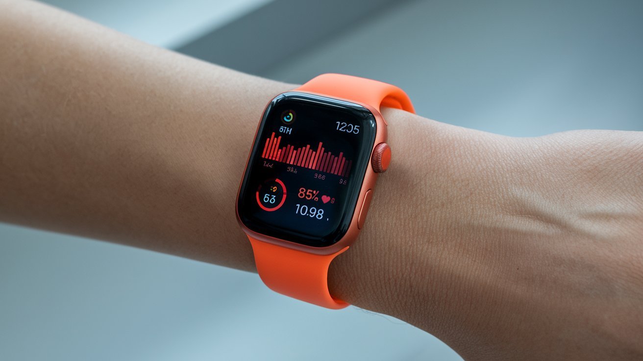 a photo of a sleek smartwatch displayed 0vWYAqukQl