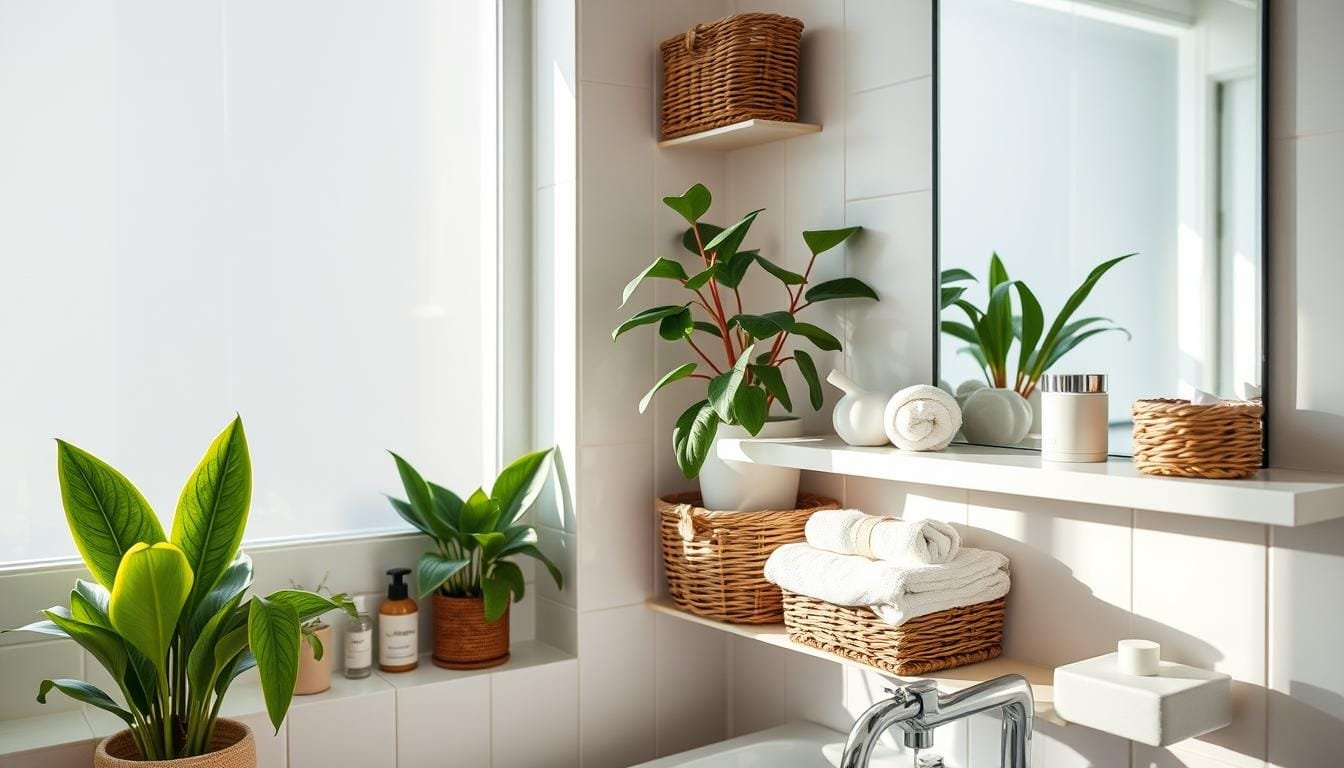 Bathroom decluttering